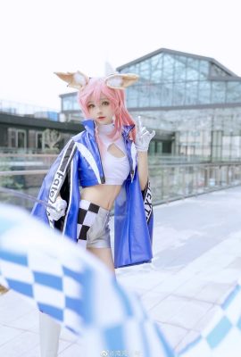 FGO Tamamo Mae Racing ver. @万万不bend(8P)