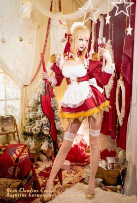 FATE Nero Claudius Fan-Magd-Kostüm ver. @阿瑞kindasweet(9P)