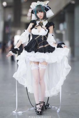 Azur Lane Cheshire@五鬼百鬼 (Foto: @alan 鲚少) (Kugou Mushroom·Firefly Animation Music Carnival) (9P)