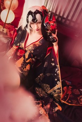 FGO Schwarze Jeanne d'Arc Oiran@明丝_CatN (9P)