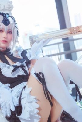 FGO Black Joan of Arc Maid @芊芊香w (Foto: Kosaka Junww) (Kugou Mushroom·Firefly Animation Music Carnival) (12P)