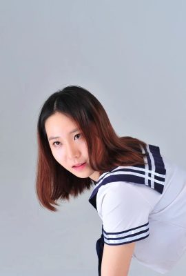 Großformatiges privates Fotoset mit menschlichem Körper eines koreanischen Models-01 (230P)