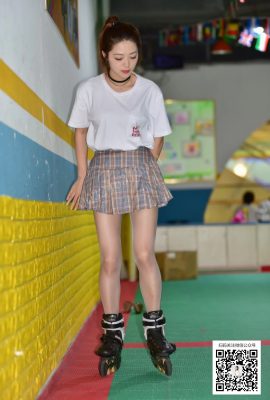 (Dasheng Model Photography) Nr. 096 Lili Roller Skating Girl (39P)