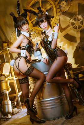 Yomiya Yomiya & Natsuka Nacchan Atago Takao