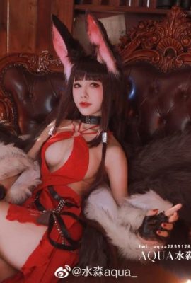 „Azur Lane“ Zhu Juan Yuyue Akagi Kleid sexy große Brüste, weil schönes Bild (CN: Shui Miao Aqua) (9P)