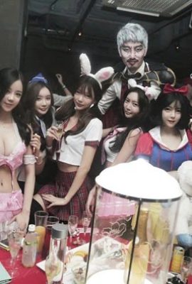 Beliebter koreanischer Nachtclub Club OCTAGON Halloween-Kostümparty: Es gibt so viele hübsche Mädchen … (verdächtig?) Warum sehen sie alle gleich aus!  (9P)