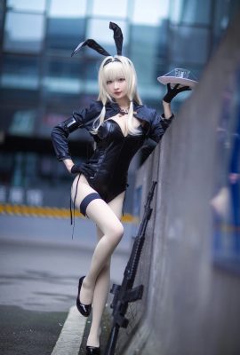 (Online-Sammlungsreihe) Welfare Ji Nangong „Girls Frontline VS Pink Bunny Girl“ VIP Welfare Post (23P)