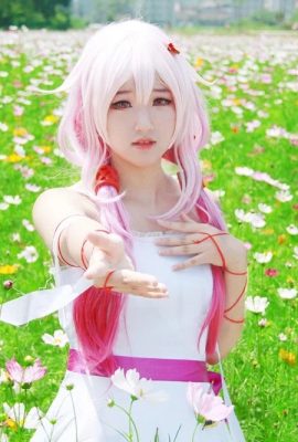 Xia Ningning-Guilty Crown COS Doppelte Pferdeschwänze und drei Wraps beten zum Blumenmeer