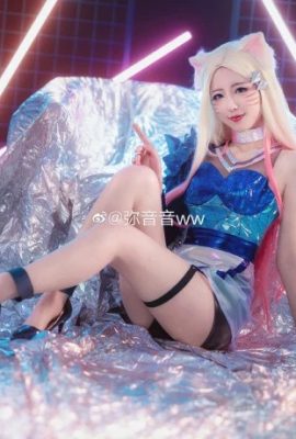 League of Legends Ahri KDA Girlgroup @米音音ww (9P)