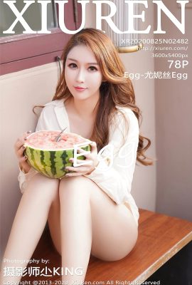 (Xiuren Show Network Series) 2020.08.25 Vol.2482 Egg-Eunice Egg Vollversion ohne Wasserzeichenfoto (79P)