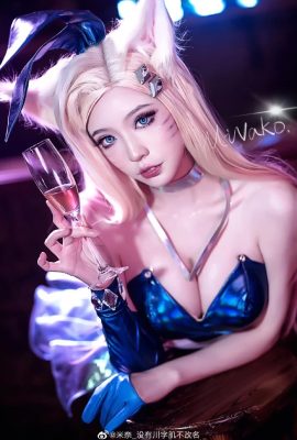 League of Legends Ahri K/DA Girlgroup @米娜_Keine Namensänderung ohne Sichuan-Charaktermuskeln (8P)