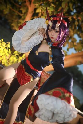 Fate/Grand Order Shuten Doji, kleiner Zombie @auf einem weißen Drachen reitend, ist eine Prinzessin – (Foto: @Are you a mouse_) (9P)