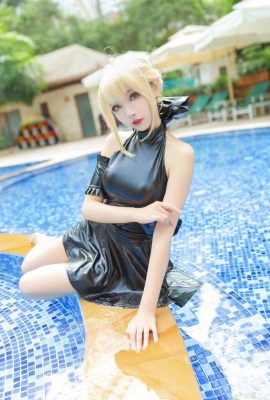 FGO Arturia Pendragon〔Alter〕 Badeanzug@黄儿_ (9P)