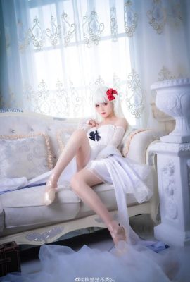 Azur Lane Xianghe/Snipe cos Scattered Flowers Dancing Crane cn Qiu Chuchu (9P)