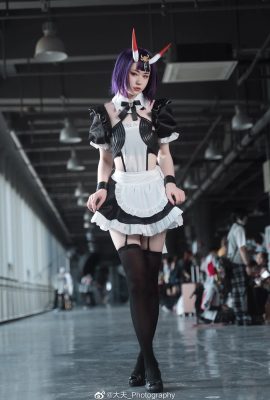 FGO Shuten Douji Fan Maid@Möchten Sie den ganzen Zucker, entfernen Sie das Eis und fügen Sie knusprige Pops hinzu (Foto: @大夫_Photography) (9P)