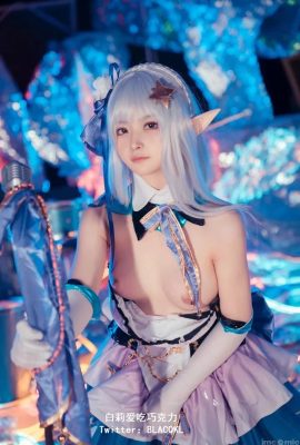 Blacqkl (白丽爱Schokolade) Cosplay Emilia – ReZero (62P)