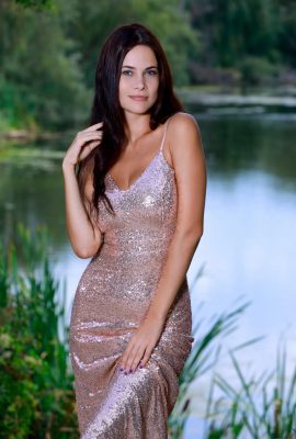 Martina Nerzkleid in Natur (120P)