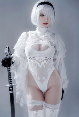 Hanhanko Automata YoRHa Typ B Weißes Kleid